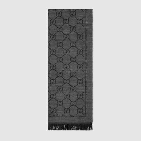Sciarpa in lana GG jacquard
