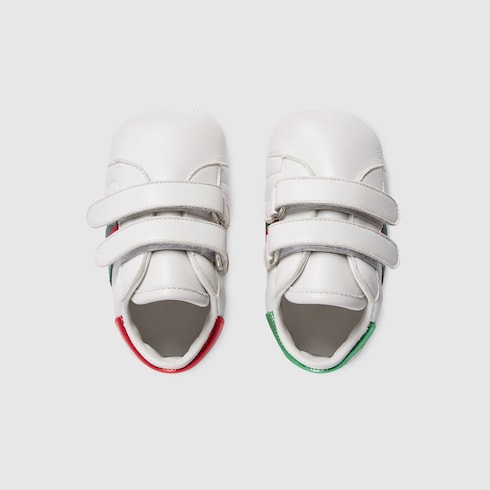 Baby Ace leather trainer