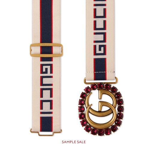 gucci stripe elastic belt
