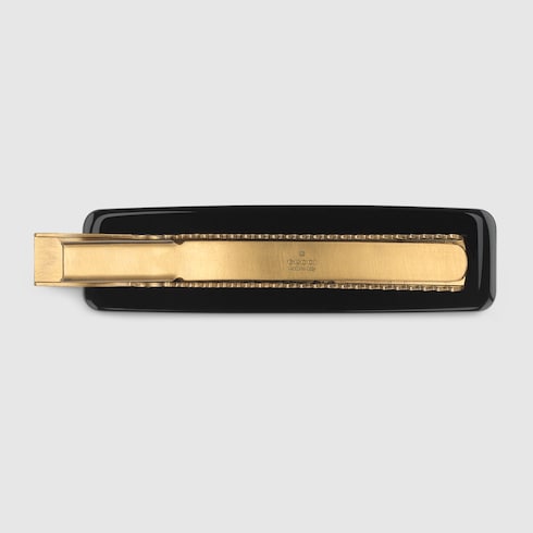 Crystal Gucci single hair clip  Detail 2