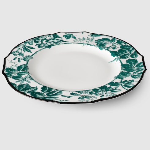 Assiette plate motif Herbarium, 2 pièces