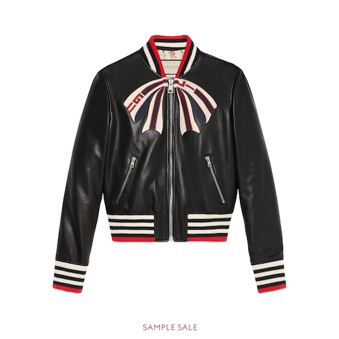 gucci bow jacket