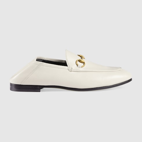 Gucci brixton store loafer white