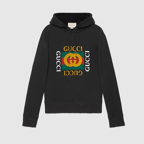 gucci belt logo hoodie