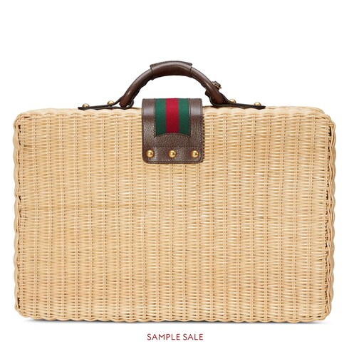 wicker briefcase