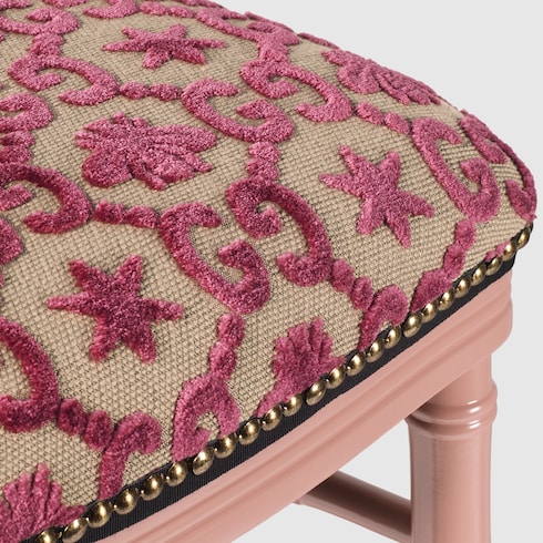 Sedia Chiavarina con motivo GG jacquard