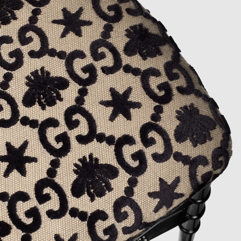 Sedia Chiavarina con motivo GG jacquard