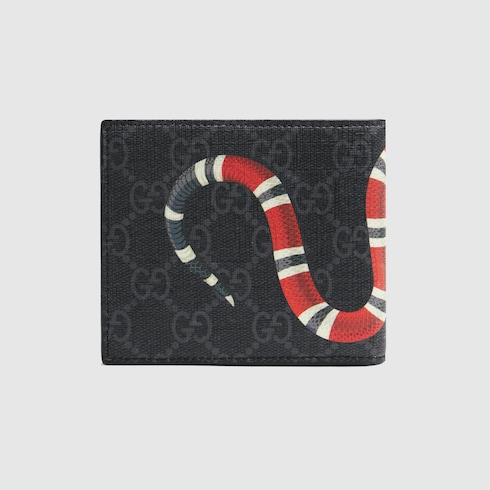 【定番在庫あ】極美品 GUCCI 折り財布 GG柄 キングスネーク 希少 PVC 小物