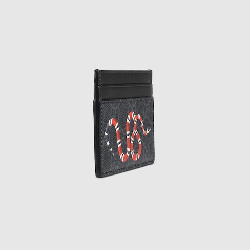 Porta carte in GG Supreme con Kingsnake