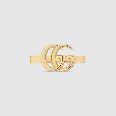 Gucci 18k Yellow Gold 7mm Gucci Link to Love Green