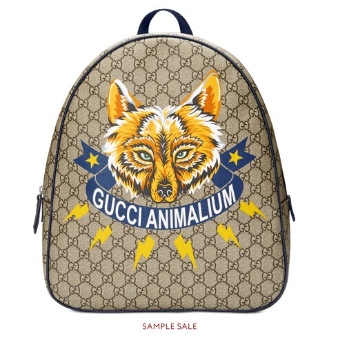 儿童gg"gucci animalium"背包
