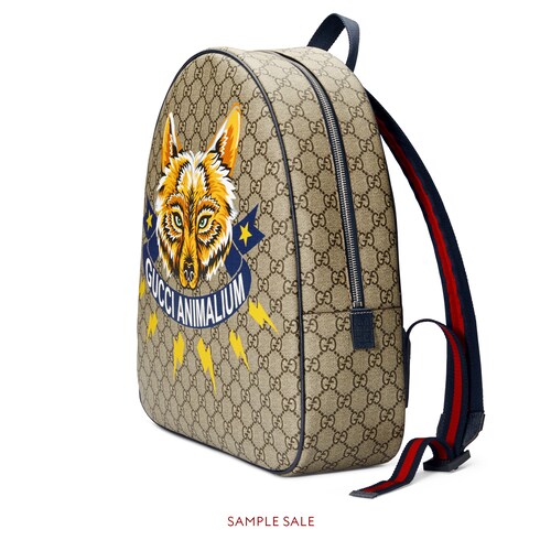 儿童gg"gucci animalium"背包