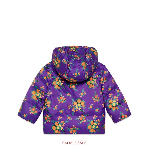 gucci 婴儿花束尼龙夹克 detail 2