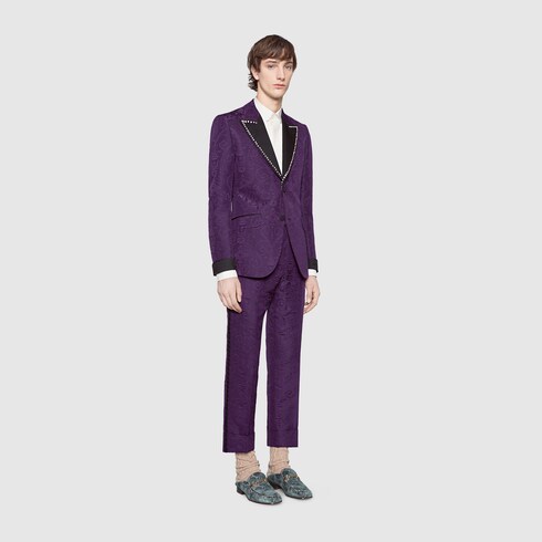 gucci jacket purple