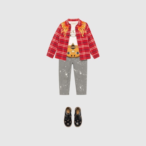 T-shirt in cotone con logo Gucci
