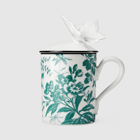 Herbarium-Tasse mit Schmetterling