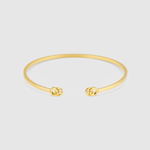 GUCCI パテントイエローレザーブレスレット グッチ GUCCI GGスター ブレスレット 18Kイエローゴールド