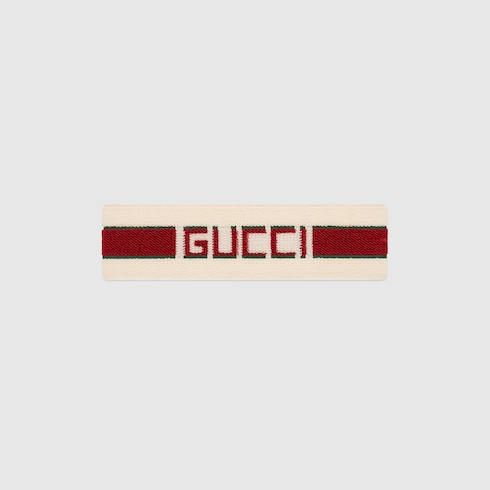 Fascia per capelli con nastro Gucci | GUCCI® IT