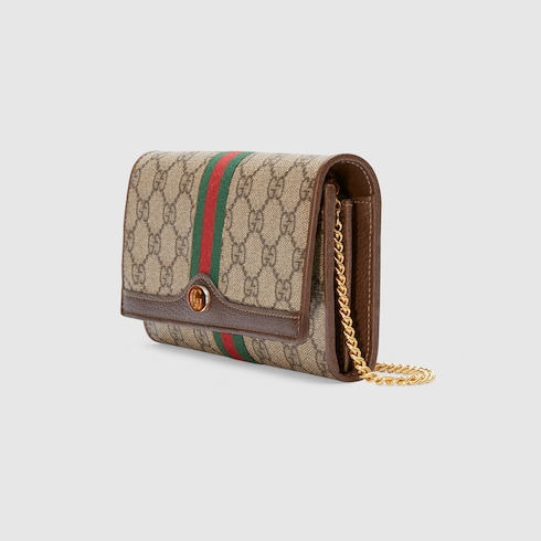 ophidia gg supreme canvas wristlet