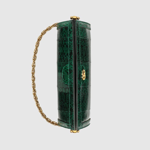 ophidia small snakeskin shoulder bag