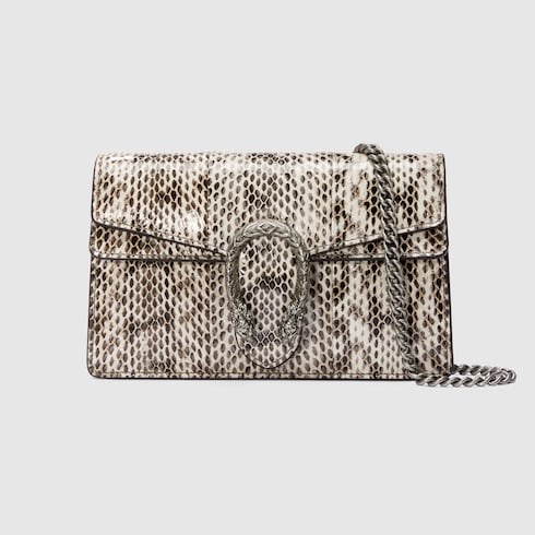 Dionysus snakeskin mini shoulder bag