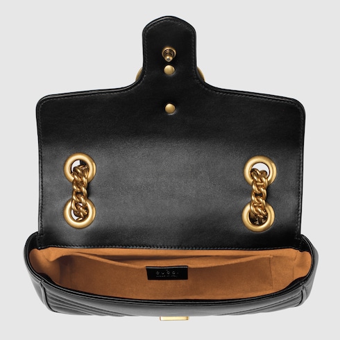 Small gg marmont chain shoulder online bag