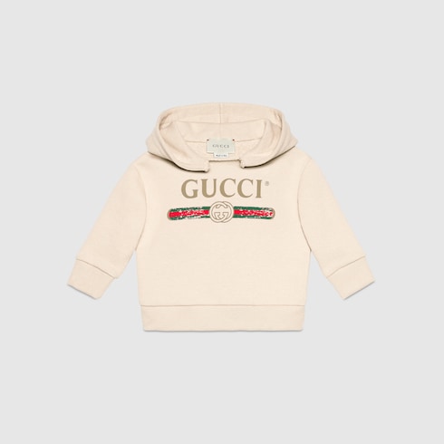 Sweat-shirt pour bébé avec logo Gucci