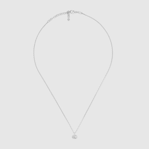 Collar GG Running de Oro Blanco