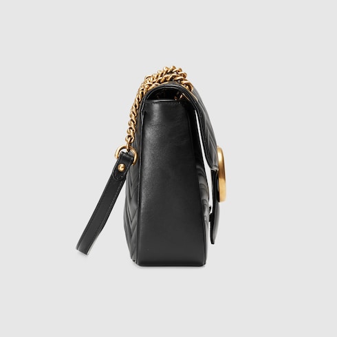 Gucci - GG Marmont Matelassé Black Bag