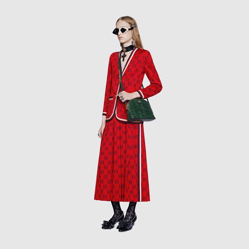 ophidia small snakeskin shoulder bag