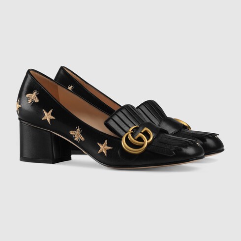 black gucci pumps