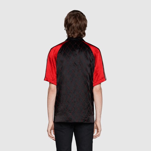 gucci panther bowling shirt