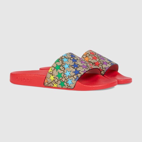 gucci rainbow sandals