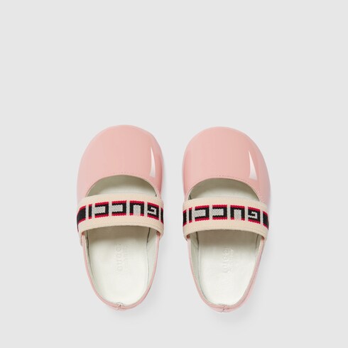 gucci baby ballet flats