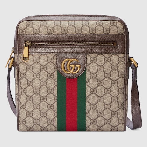 gucci crossbody gg supreme small brown