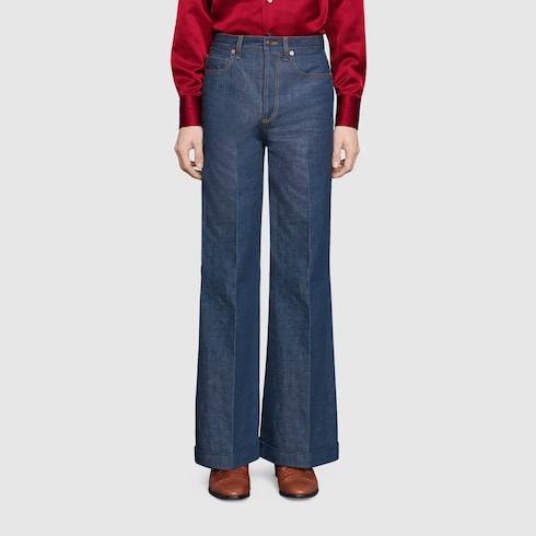 gucci flared trousers