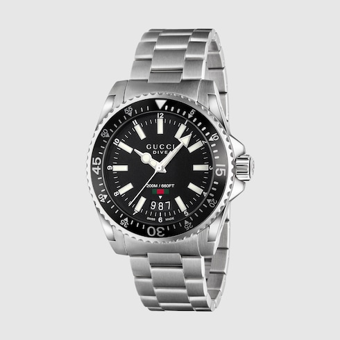 gucci dive watch blue
