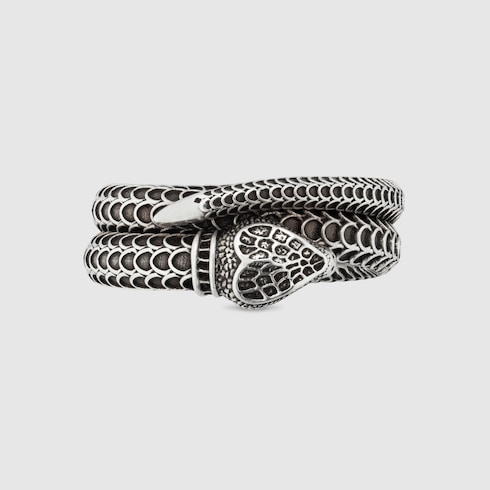 Gucci Garden silver snake ring