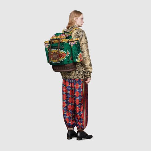 Gucci velvet backpack clearance