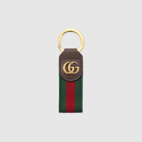 オフィディア〕キーチェーングリーン/レッド/グリーン ウェブ | GUCCI® JP