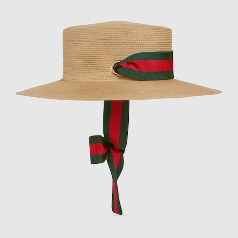 gucci papier wide brim hat