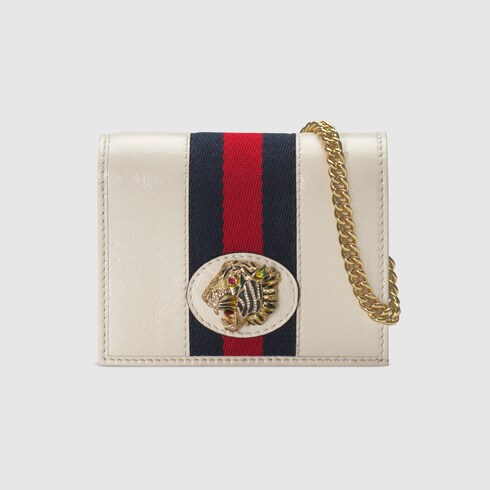 rajah chain card case wallet