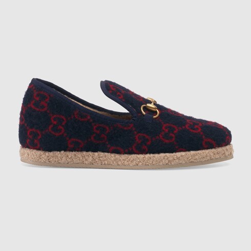 gucci gg wool loafer