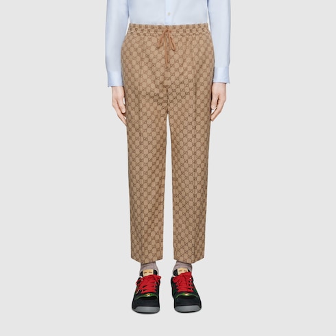 GG canvas track bottoms