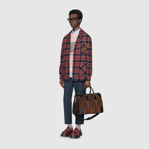 medium gg velvet duffle