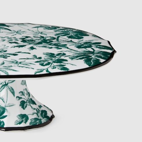 Plateau à gâteau à motif Herbarium