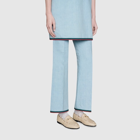 gucci raffia loafers