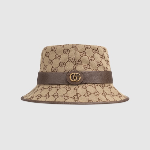 Beige / Brown GG Canvas Fedora | GUCCI® US