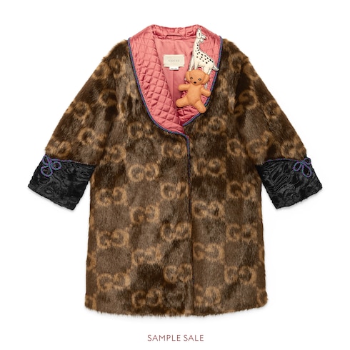 Gucci fur jacket on sale