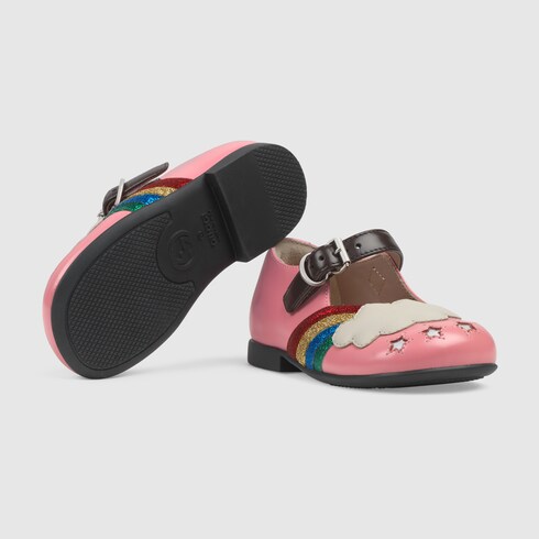 Kleinkinder Ballerina mit Regenbogen Kleinkinder Ballerina mit Regenbogen